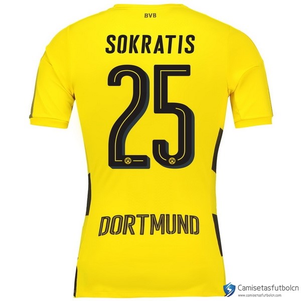 Camiseta Borussia Dortmund Primera equipo Sokratis 2017-18